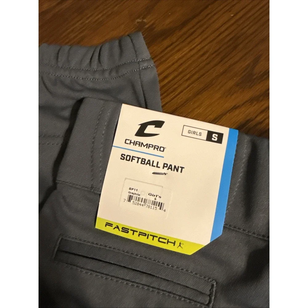 Champro Girl's‎ Softball Pants size Small Graphite Fastpitch